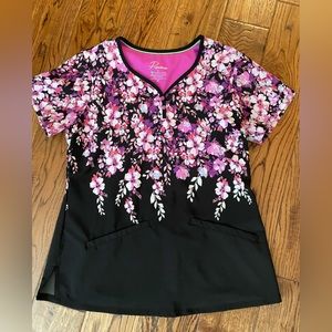 Healing hands scrubs top